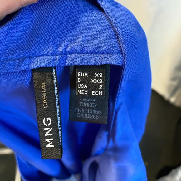 Mango casual Blue Dress Size XS - Picture 3 of 3